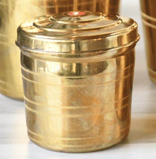 BRASS STORAGE CONTAINER 6 SIZES - Image 2